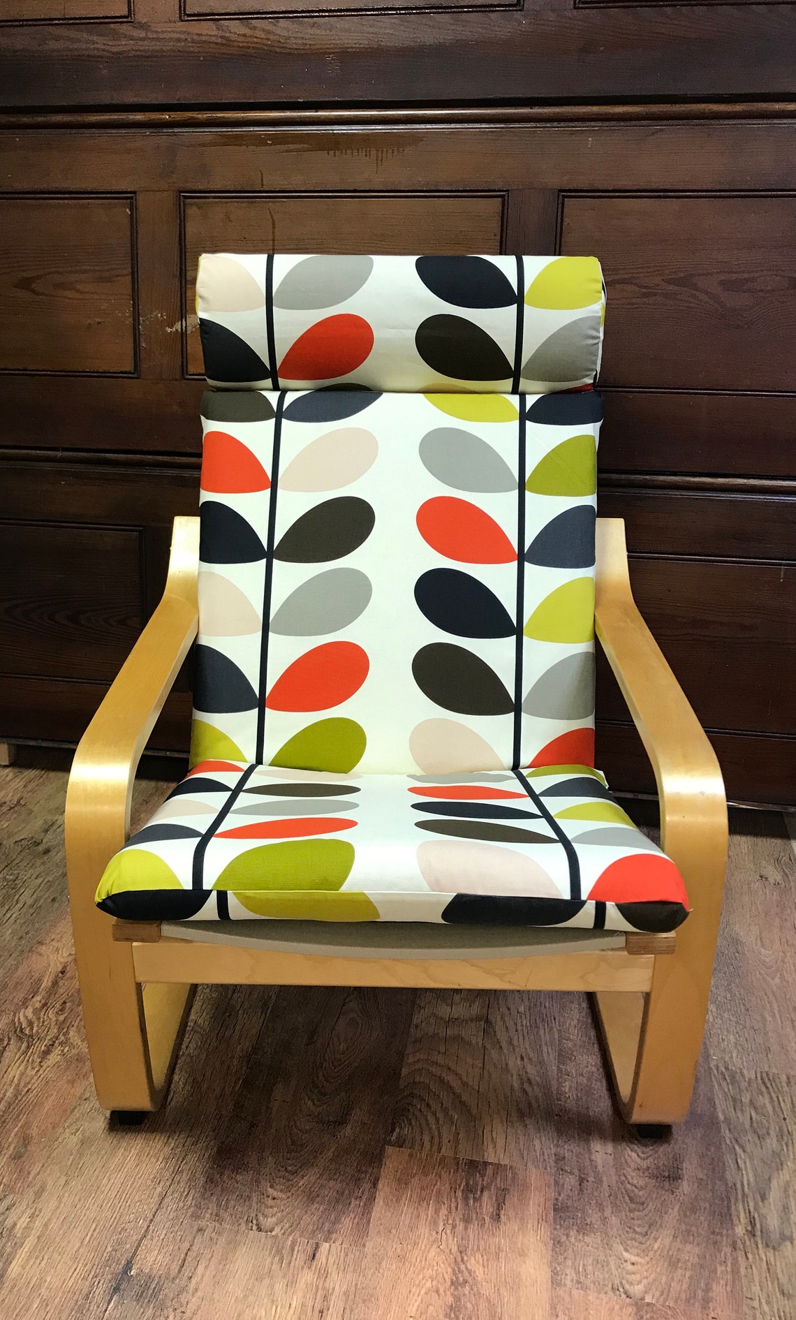 Ikea Poang Chair Replacement Slip Cover in Beautiful Geometric Etsy UK