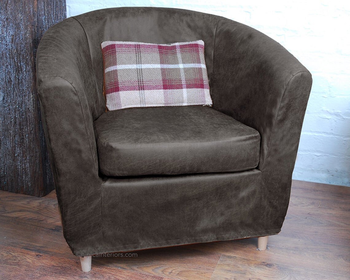 Slip Cover for Ikea Ektorp Tullsta Tub Chair in Distressed Etsy Canada