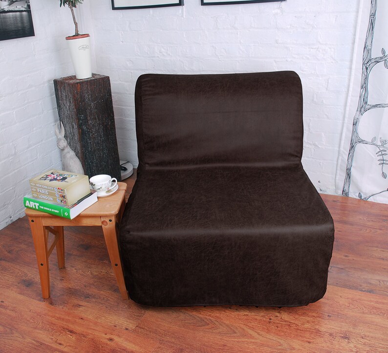 Ikea Lycksele Chair or Double Sofa Bed Cover in Distressed Etsy