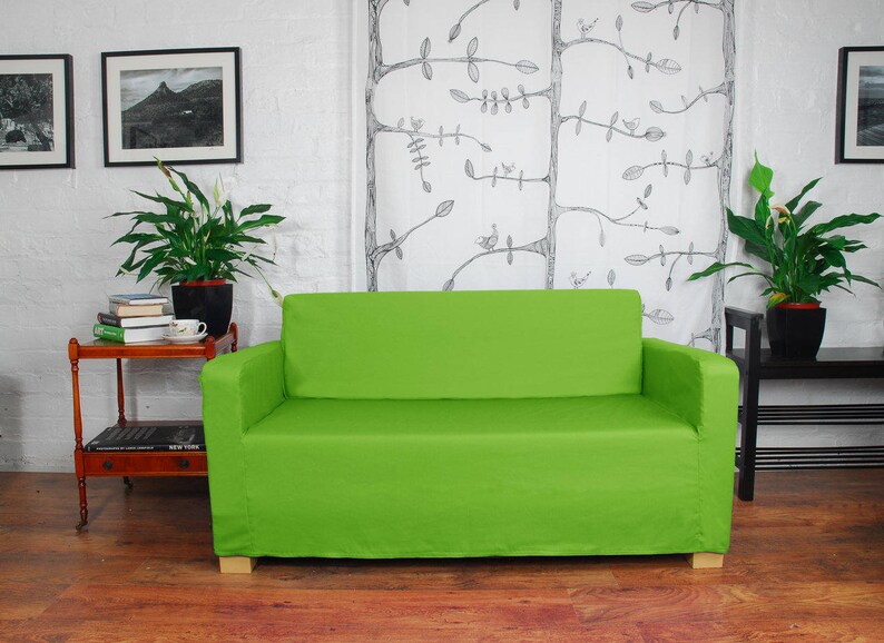 Slip Cover To Fit The Ikea Solsta Sofa Bed In Applemint Easy Fabric
