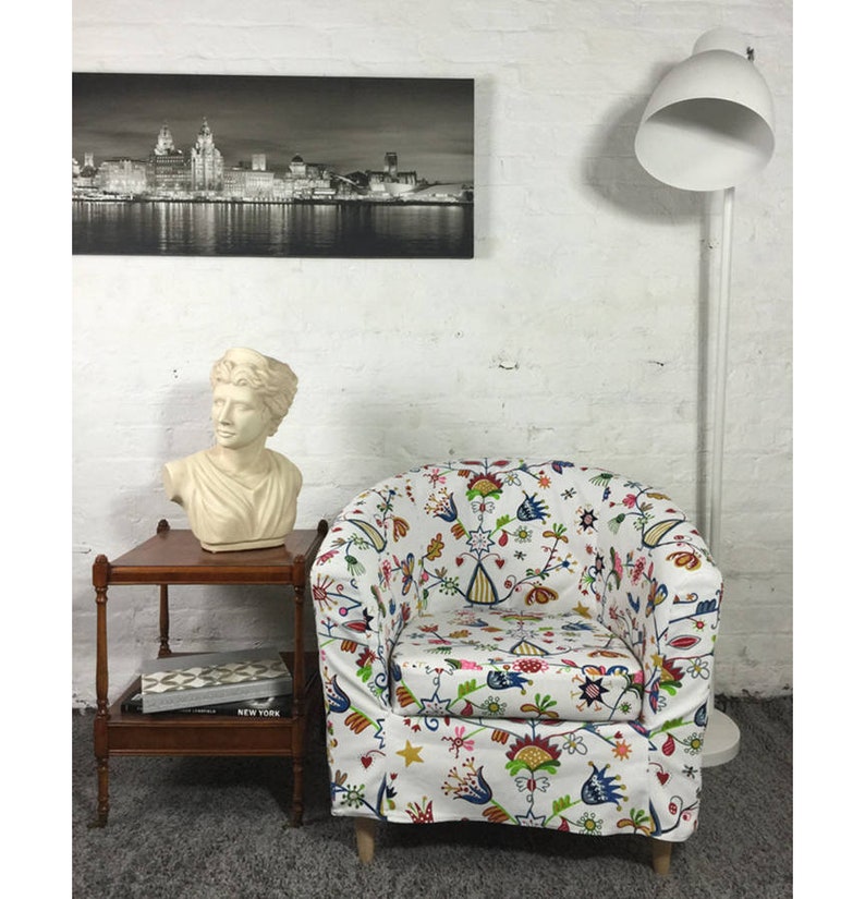 Ikea Ektorp Tullsta tub chair SLIP COVER in choice of 5 Etsy