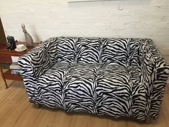 Ikea Compact Klippan Slip Cover In Choice Of Faux Fur Pattern