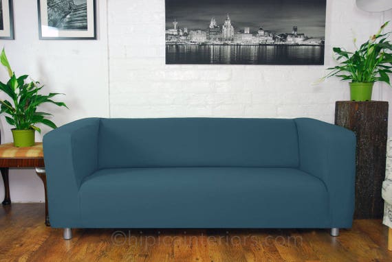 Ikea Klippan Custom Made Sofa Slip Covers Easy To Fit Denim Etsy