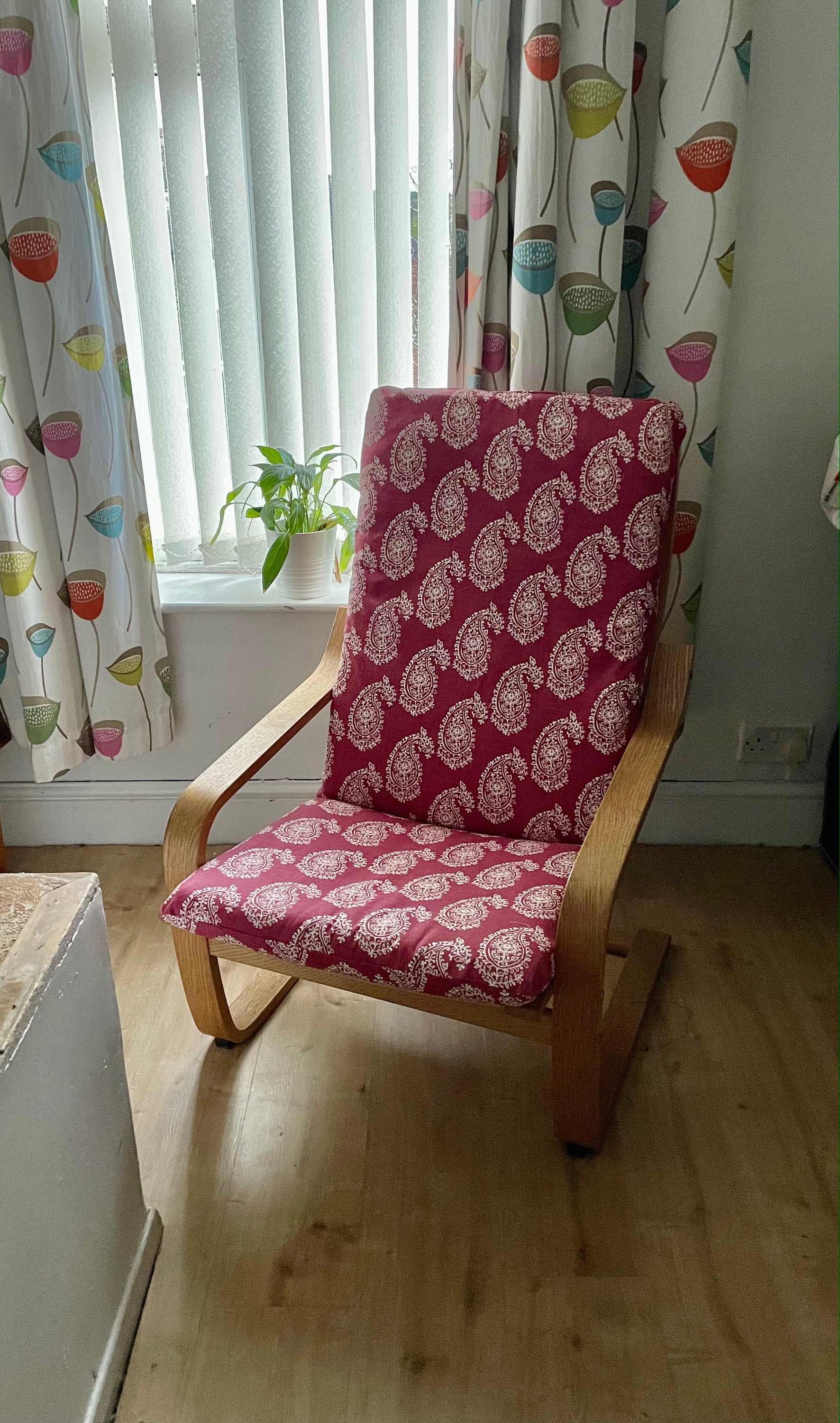 Ikea poang chair armchair cushion pad cover slipcover ikea poang