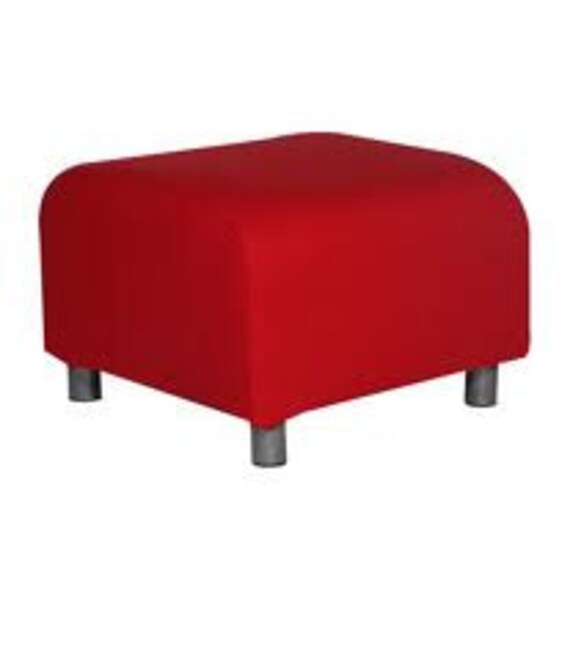 Faux Leather Slip Cover For The Ikea Klippan Footstool In 16 Etsy