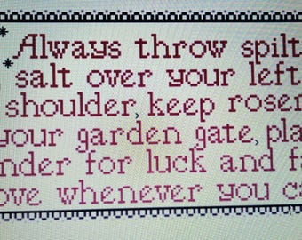 Practical Magic Cross Stitch