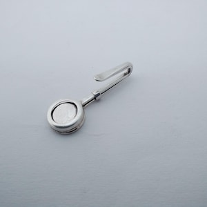 Solid silver napkin clip