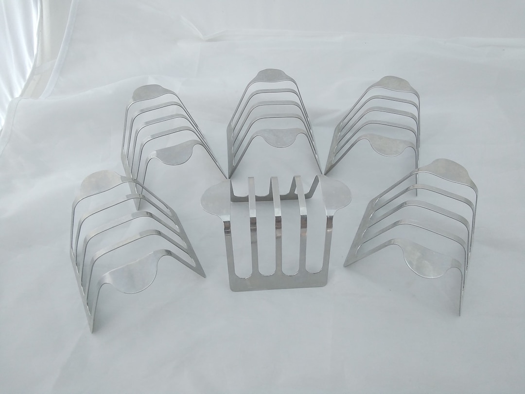 6 Vintage Stainless Steel 4-slice Toast Racks - Etsy