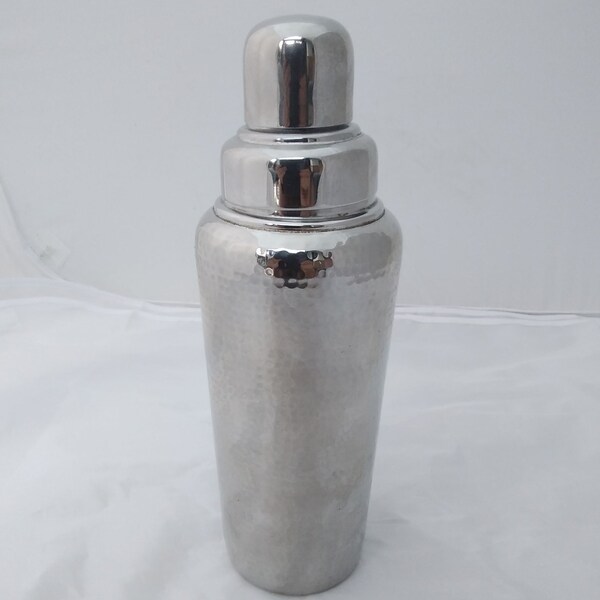 Large stainless steel dimpled Cocktail Shaker