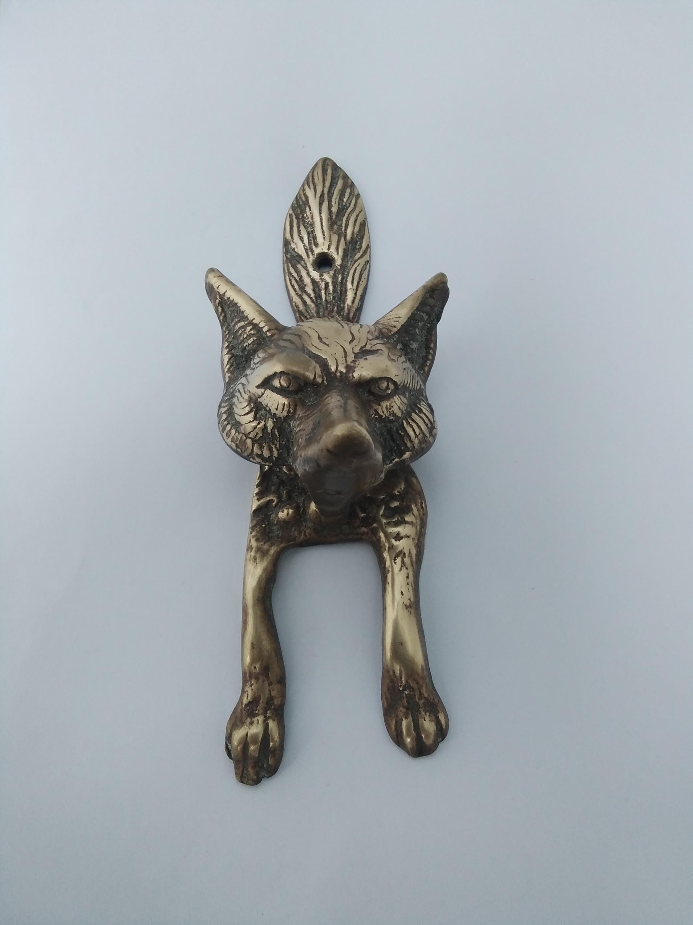 Vintage Fox Door Knocker - Etsy