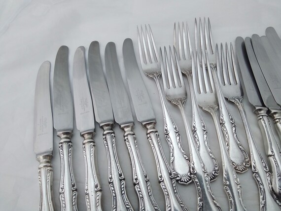 33 Piece Vintage Silver Plated Art Deco Mappin & Webb Dinner