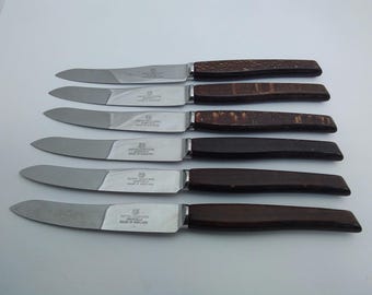 オールド　ノリタケ　ステーキナイフとフォークセット　ビンテージ　ウッド　木目 オールドノリタケのステーキナイフとフォークセットビンテージウッド木目