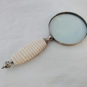 Large antique style magnifying glass