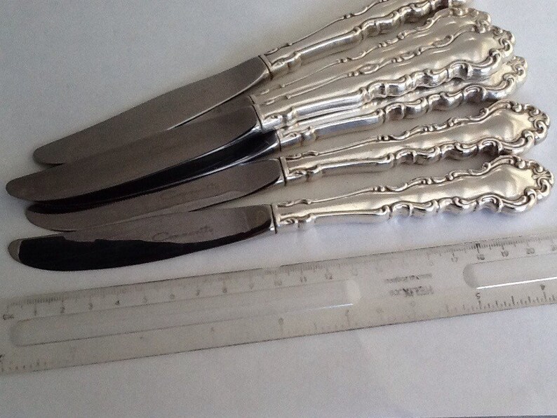 Set of 6 Mansion House Community Plate Oneida Dessert Knives