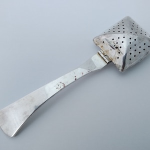 Vintage silver plated loose tea infuser