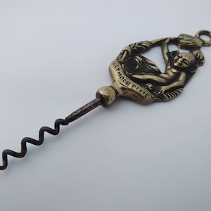 Vintage brass Dartmoor Pixie corkscrew