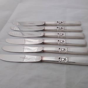 Set of 6 Morning Star Community Plate dessert Cutlery