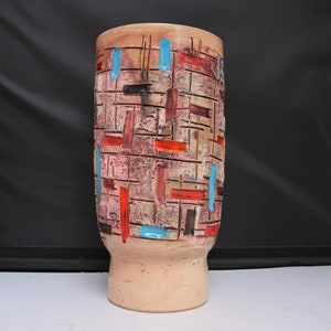 Nuovo Rinascimento Pompeii vase - Alla moda - Mid century Italian ceramic - modernist vase - formerly attributed to Fratelli Fanciullacci