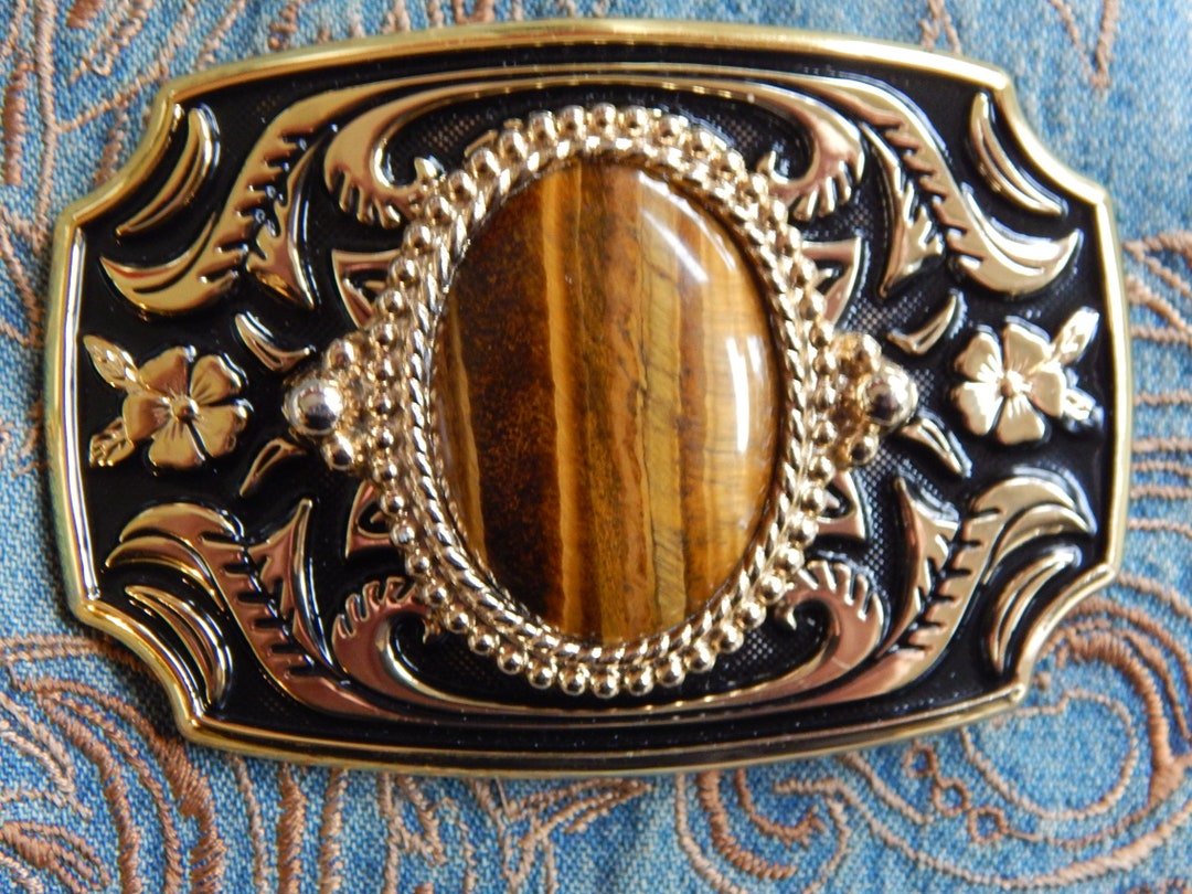 New High Quality Tigers Eye Semi Precious Stone Gold/black