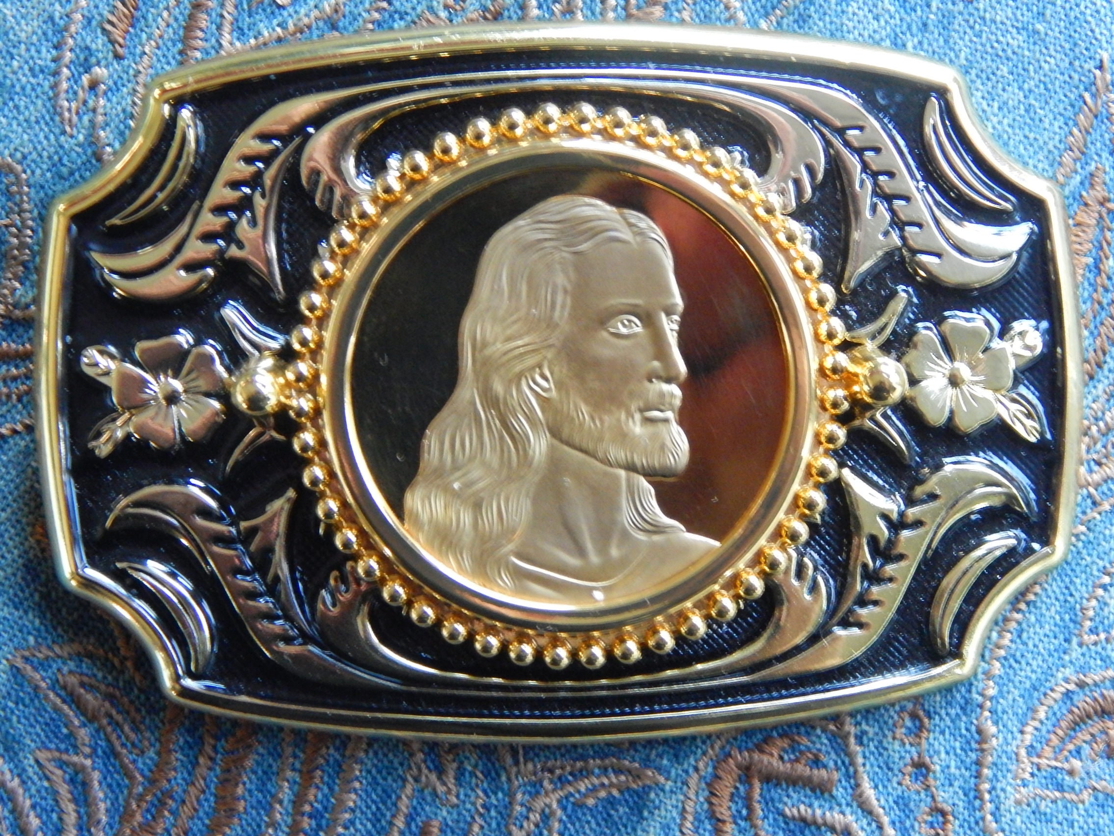 Jesus belt buckle deals