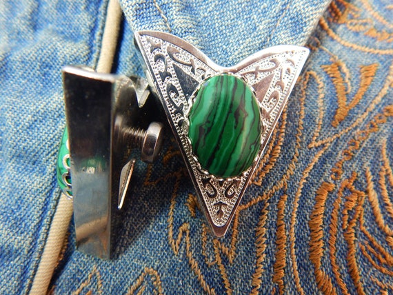 NEW HANDCRAFTED IN UK GREEN MALACHITE BELT BUCKLE GOLD//BLACK METAL,WESTERN,GOTH