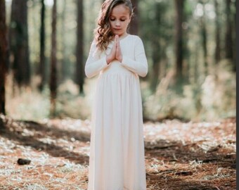 white dress for 10 years old girl