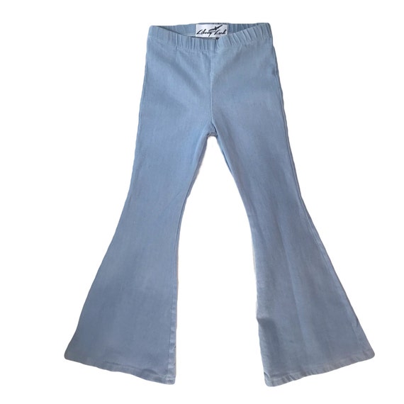Girls Denim Bell Bottom Pants Girls 