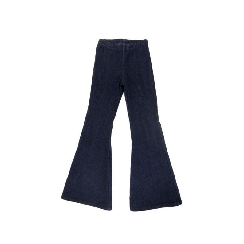 Girls Denim Bell Bottom Pants Girls Bell Bottoms Jean Bell Etsy
