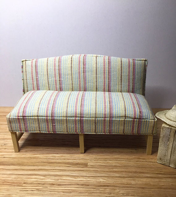 miniature dollhouse sofa