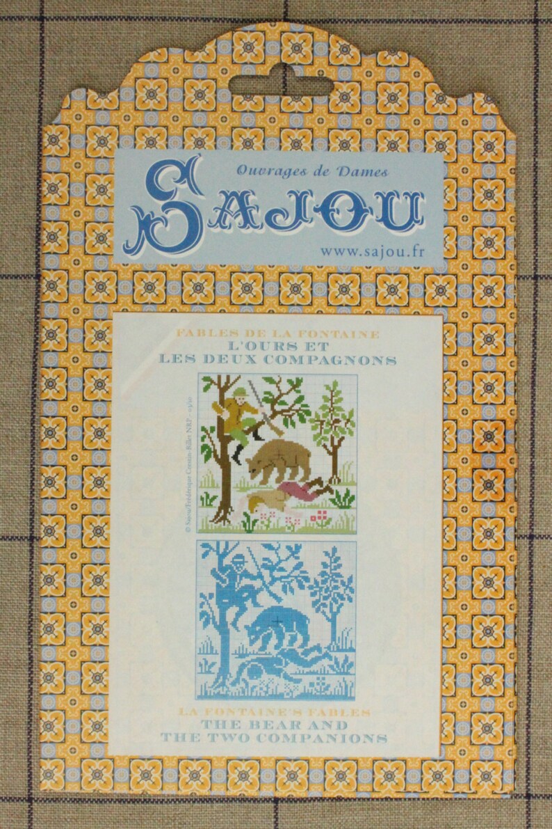 L'ours et les deux Compagnons Fable de La Fontaine à Etsy L'ours et les deux Compagnons Fable de La Fontaine à Etsy