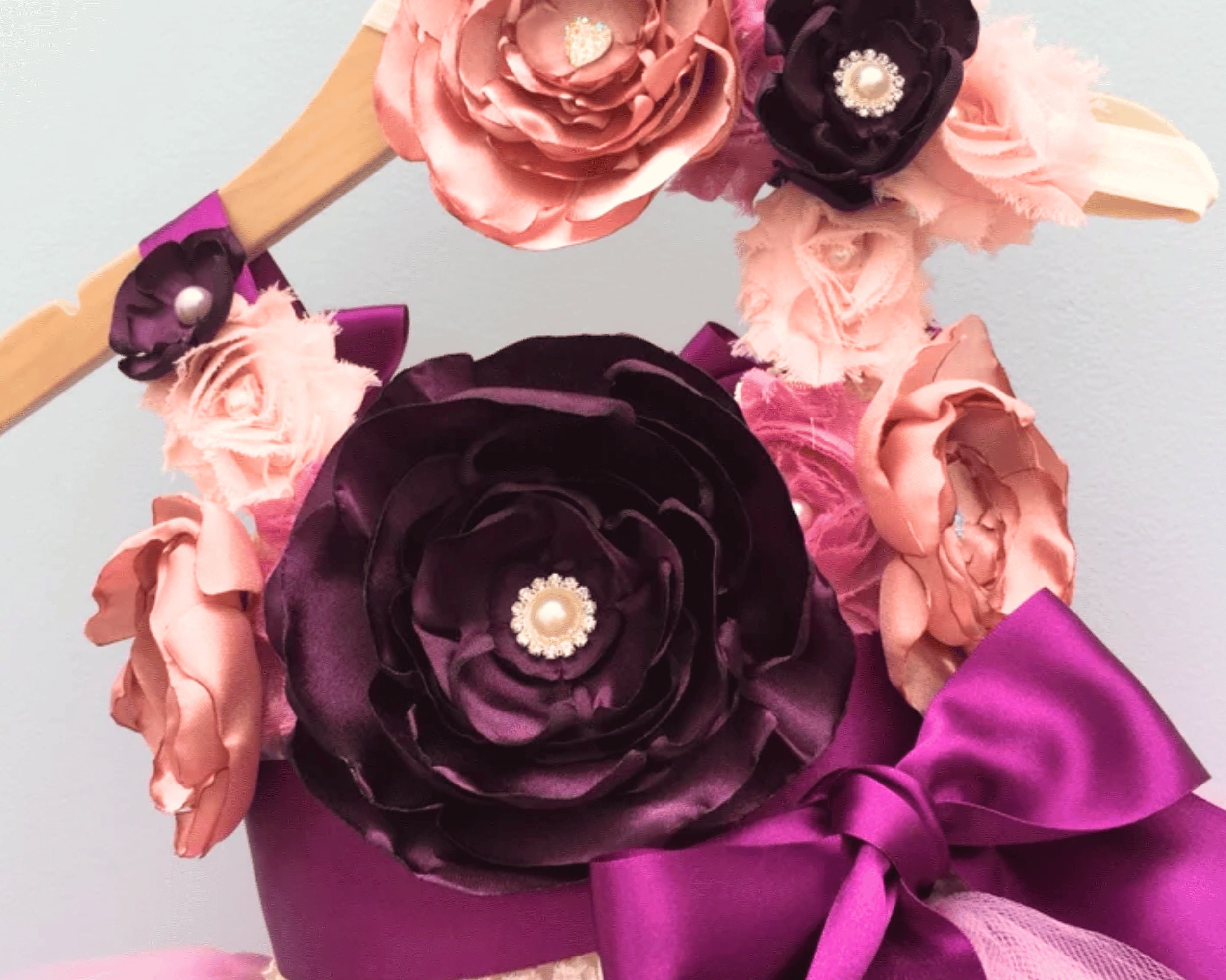 Vintage Rose Flower Girl Tutu Dress - Tulle Tutu - Wedding