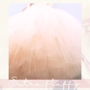 Extra Layer of Tulle - extra fluffy, puffiness for your Flower Girl.
