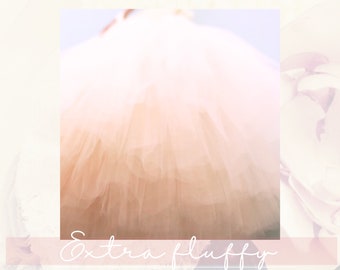 Extra Layer of Tulle - extra fluffy, puffiness for your Flower Girl.