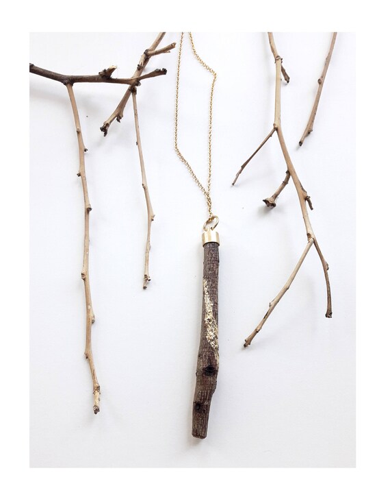 Items similar to Tree Branch necklace, Natural branch necklace, Twig Necklace, Nature Jewellery