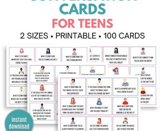 Vragenkaarten voor tieners, gesprekskaarten voor tieners, gespreksstarters voor tieners, gespreksspelletjes voor tieners praatkaarten
