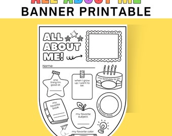 All About Me Banner First Day of - Il 340x270.6114964898 Ifo4 