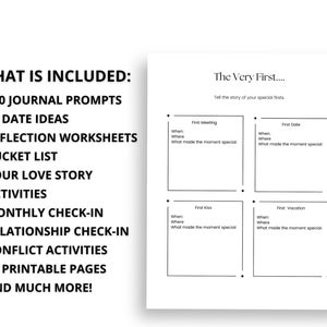 Paar Journal Printable Paar Planer Paare Journal Paar Journal Prompts Beziehung Journal Paartherapie Beziehungsziele Bild 4