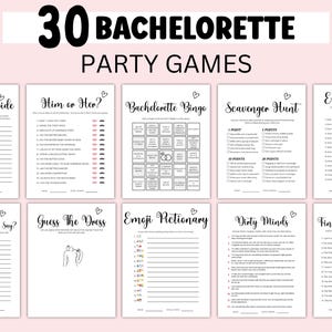 Bachelorette Party Games Printable Hen Party Games Bachelorette Games Adult Party Games Bridal Shower Games Bachelorette Bundle Ladies Night