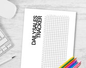 Daily Sales Tracker Printable Sales Tracker, Daily Sales Log, A5 Journal Page, Small Biz Tracker, Simple Sales Tracker, Small Business