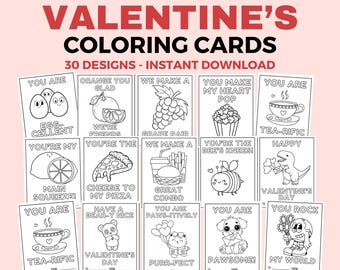 Valentine Coloring Cards Printable Valentines Day Cards For Kids School Valentine Kids Valentines Cards Classroom Valentine Cards To Color