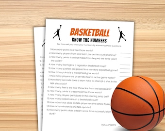 Basketball Trivia Game Name The Team Printable Basketball Party Game Basketball Game Sports Games Basketball Madness Games Kids Adults Games