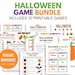 Printable Halloween Game Bundle, Halloween Party Games for Kids, Fun ...
