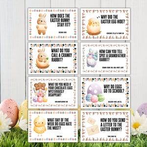 Easter Jokes For Kids Printable Easter Lunch Box Notes Easter Egg Fillers Easter Activities Easter Riddles Easter Party Easter Printables