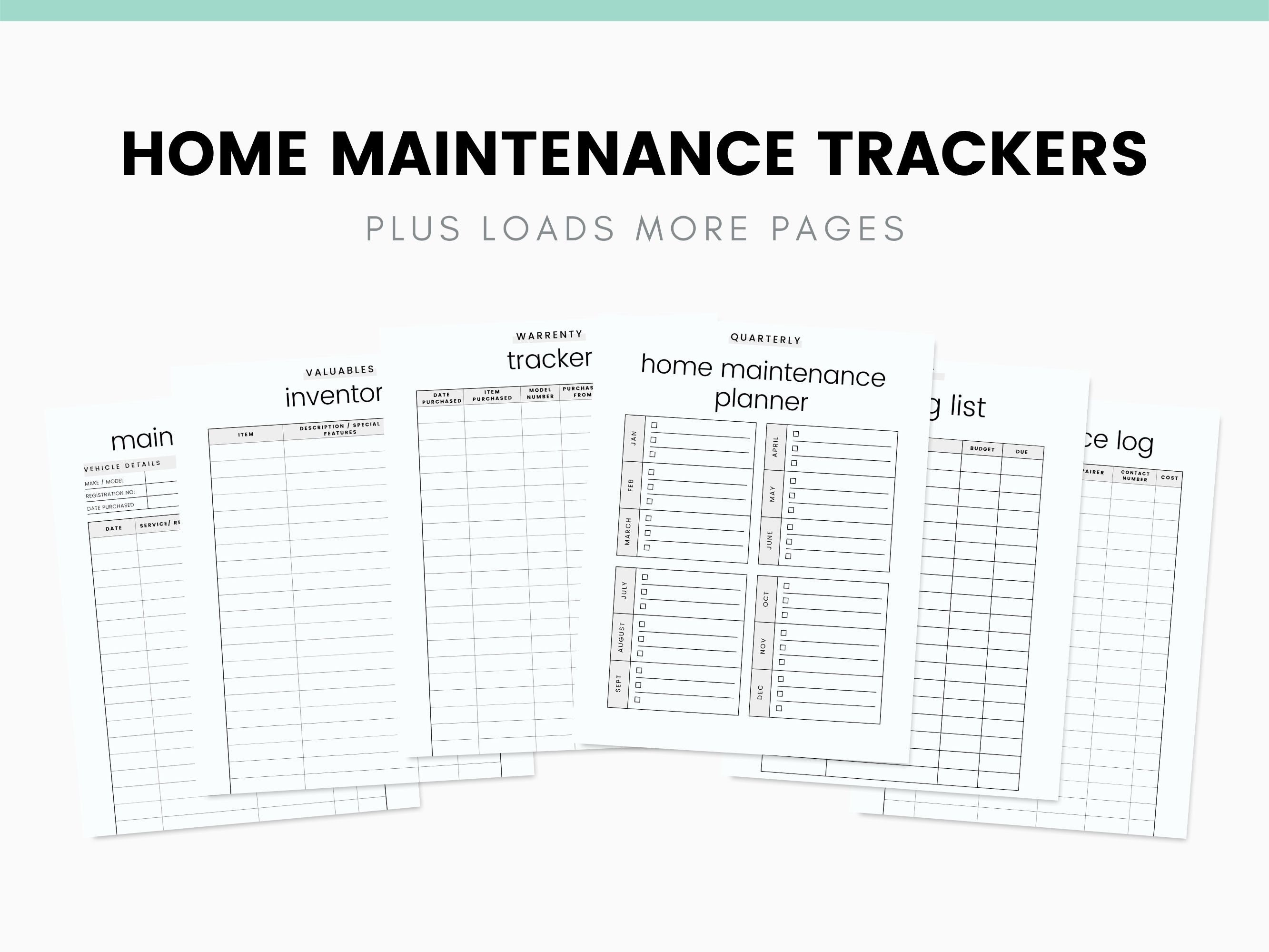Household Binder Printable Home Management Planner Home Management ...