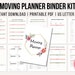 Moving Planner Printable Moving Binder Moving Checklist Moving ...