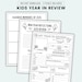 My Year in Review 2025 Printable New Years Activities Kids Year in ...