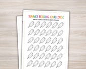 Summer Reading Challenge For Kids Printable Reading Tracker Ice Cream Reading Tracker Kids Reading Chart Kids Reading Log Summer Book Chart