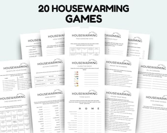 Housewarming Games Printable Housewarming Party Games New House Games New Home Games Housewarming Ideas Housewarming Activities