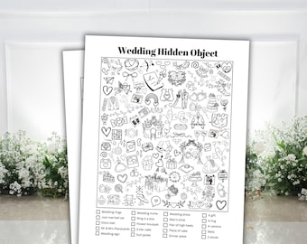 Wedding Hidden Object Game Wedding I Spy Printable Wedding Game Reception Activities Game Wedding Seek And Find Wedding Activities For Kids