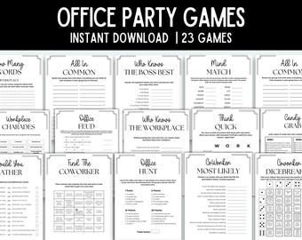 Office Party Games Printable Team Building Games Office Games Staff Meeting Games Ice Breaker Games Work Party Games Games For Coworkers